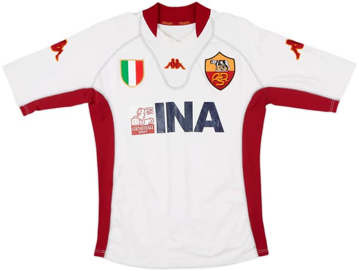 2001-02 Roma Away Shirt Totti #10 - 6/10 - (S)