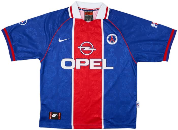 1996-97 Paris Saint-Germain Home Shirt - 8/10 - (L)
