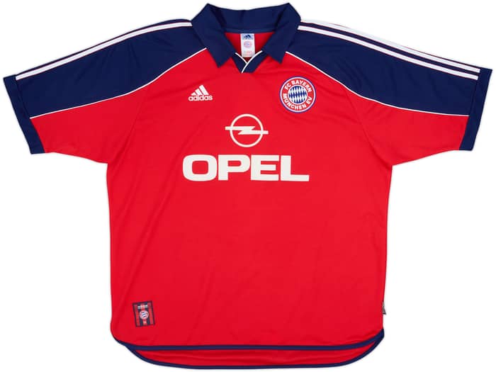 1999-01 Bayern Munich Home Shirt Elber #9 - 9/10 - (XL)