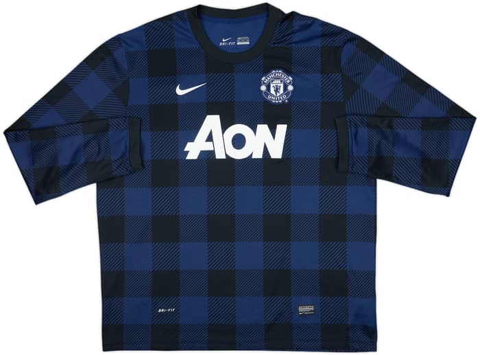 2013-14 Manchester United Away L/S Shirt V.Persie #20 - 8/10 - (XXL)