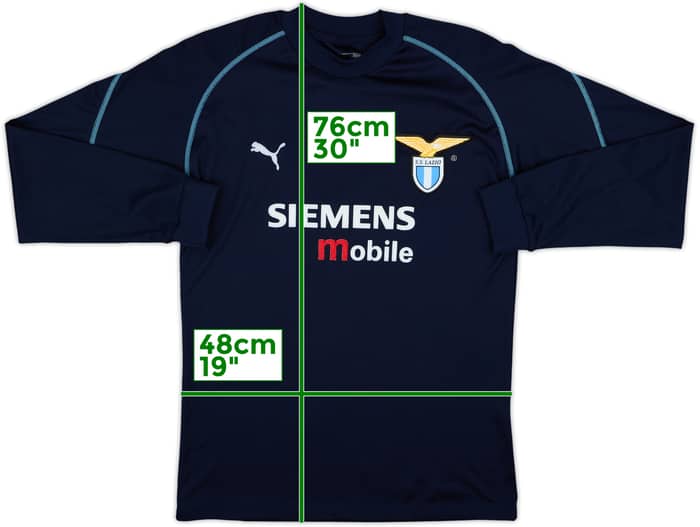 2004-05 Lazio Puma Training L/S Shirt - 8/10 - (M)