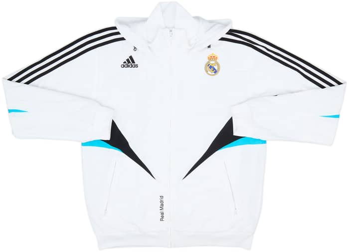 2008-09 Real Madrid adidas Hooded Track Jacket - 8/10 - (S)