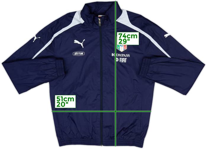 2012-13 Italy Puma Hooded Rain Jacket - 8/10 - (M)