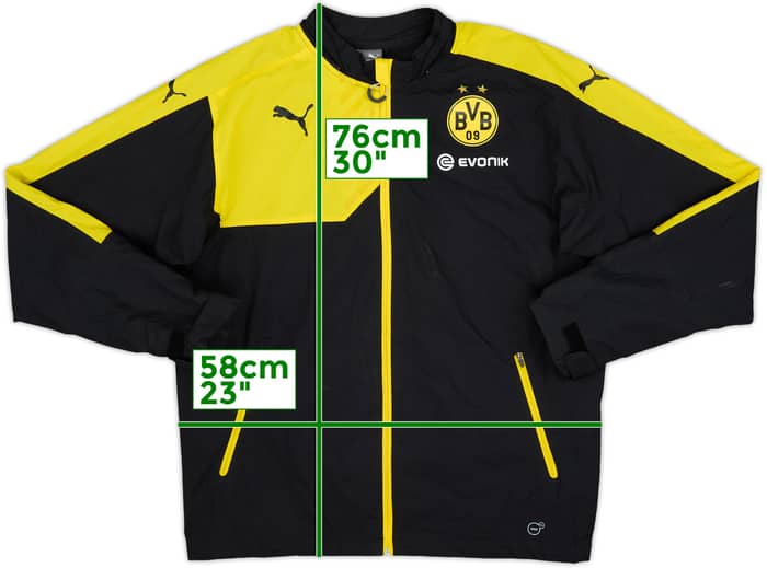2015-16 Borussia Dortmund Puma Rain Jacket - 8/10 - (L)
