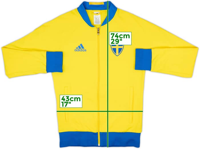 2016-17 Sweden adidas Track Jacket - 6/10 - (S)