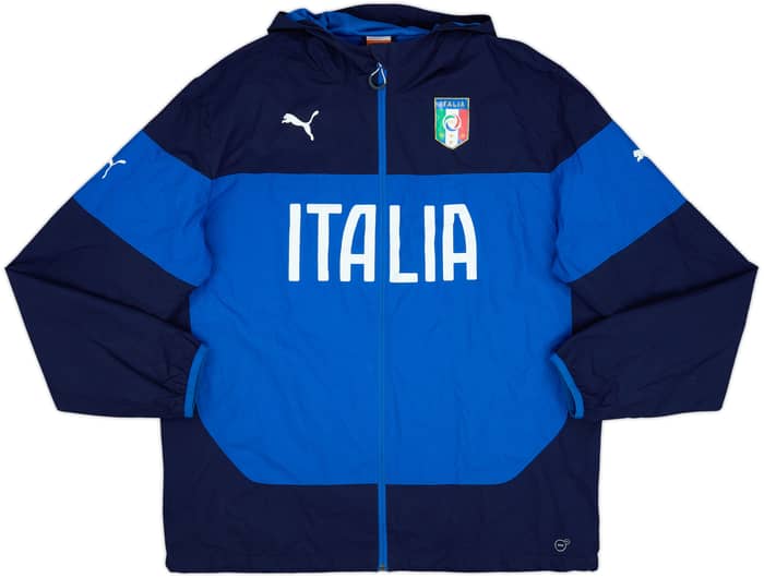 2014-16 Italy Puma Hooded Rain Jacket - 8/10 - (XXL)