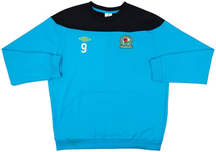 2011-12 Blackburn Rovers Player Issue Umbro Sweat Top #9 - 6/10 - (XXL)
