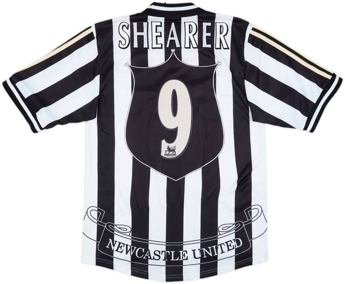 1997-99 Newcastle Home Shirt Shearer #9 - 8/10 - (S)