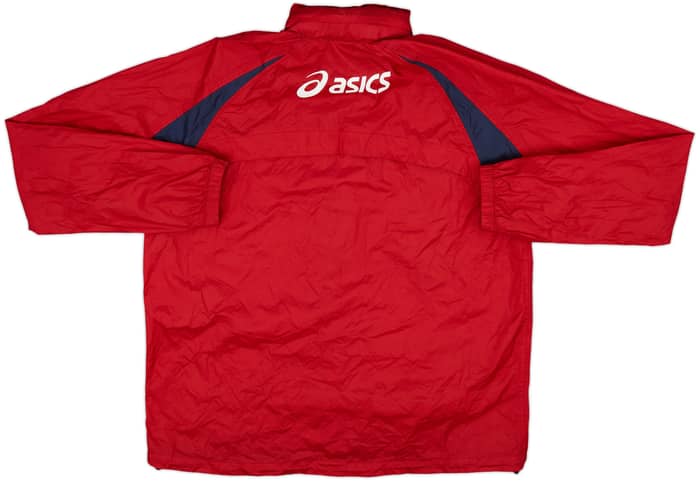 2008-09 Genoa Asics Hooded Rain Jacket - 9/10 - (L)