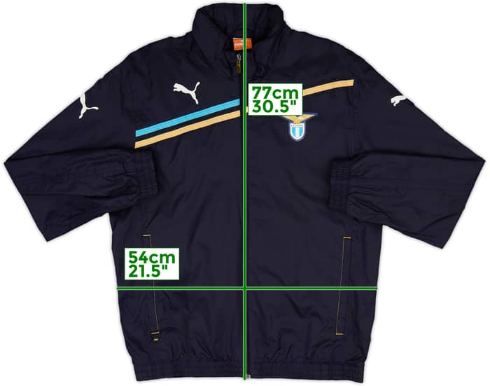 2011-12 Lazio Puma Hooded Rain Jacket - 9/10 - (S)