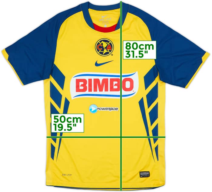 2010-11 Club America Home Shirt - 7/10 - (S)