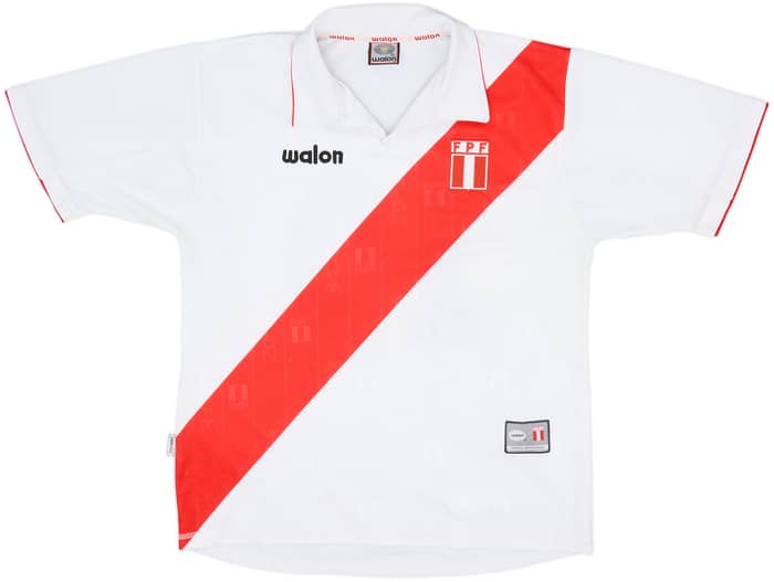 2006 Peru Home Shirt #10 - 8/10 - (L)