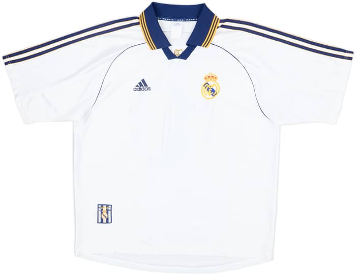 1998-00 Real Madrid Home Shirt Seedorf #10 - 8/10 - (L)