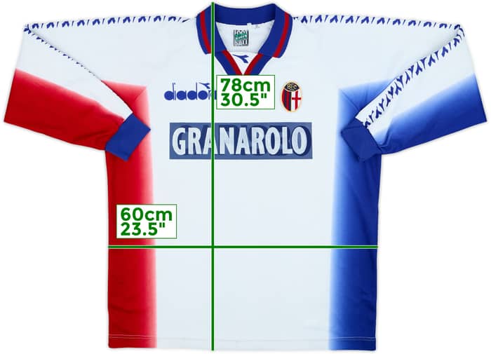 1996-97 Bologna Diadora Training L/S Shirt - 6/10 - (XL)