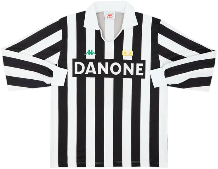 1992-94 Juventus Basic Home L/S Shirt - 6/10 - (XL)