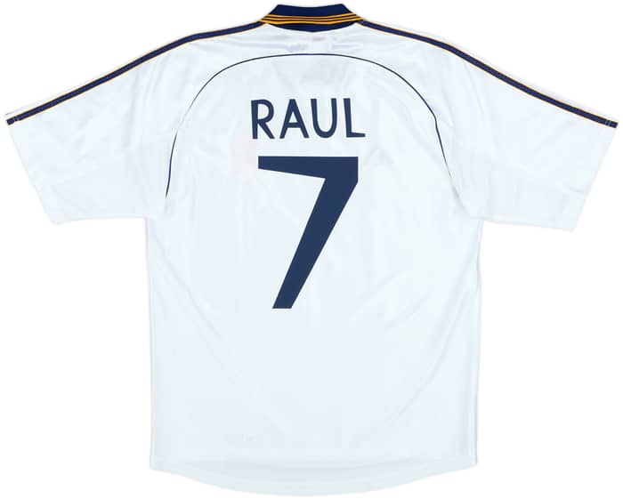 1998-00 Real Madrid Home Shirt Raul #7 - 8/10 - (M)