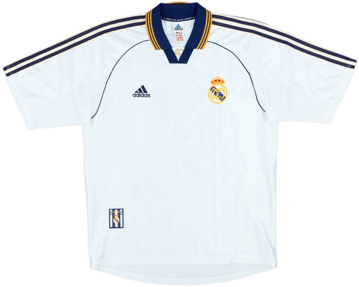 1998-00 Real Madrid Home Shirt Raul #7 - 8/10 - (M)