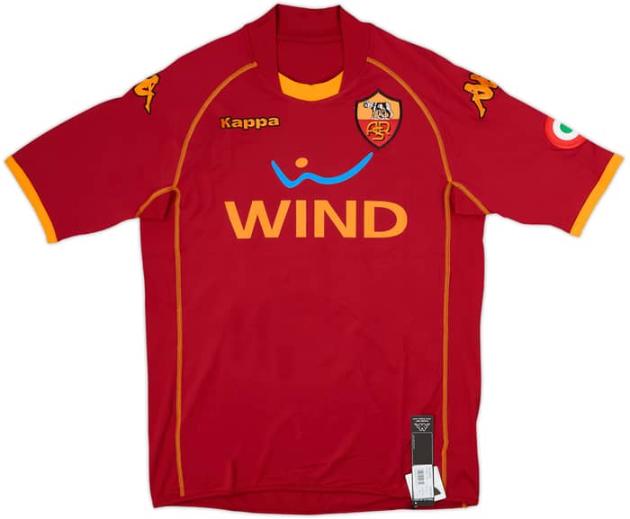 2008-09 Roma Home Shirt Totti #10 (L)