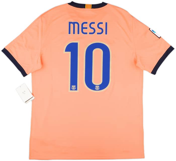 2009-10 Barcelona Away Shirt Messi #10 (L)