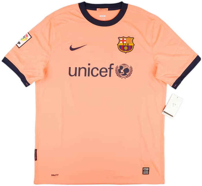 2009-10 Barcelona Away Shirt Messi #10 (L)