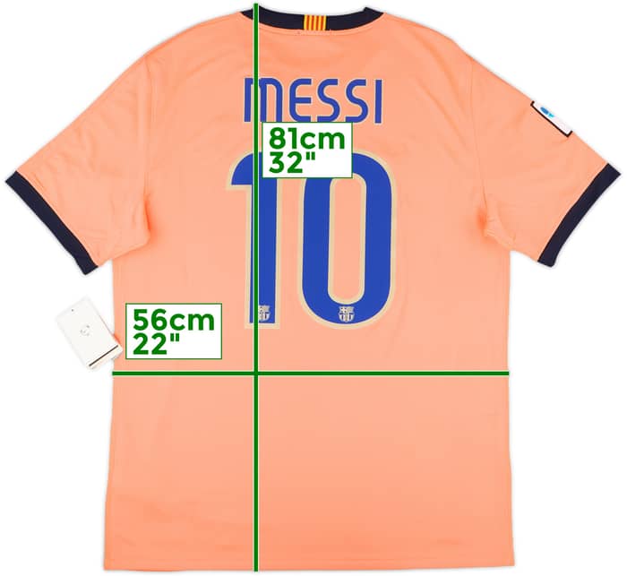 2009-10 Barcelona Away Shirt Messi #10 (L)