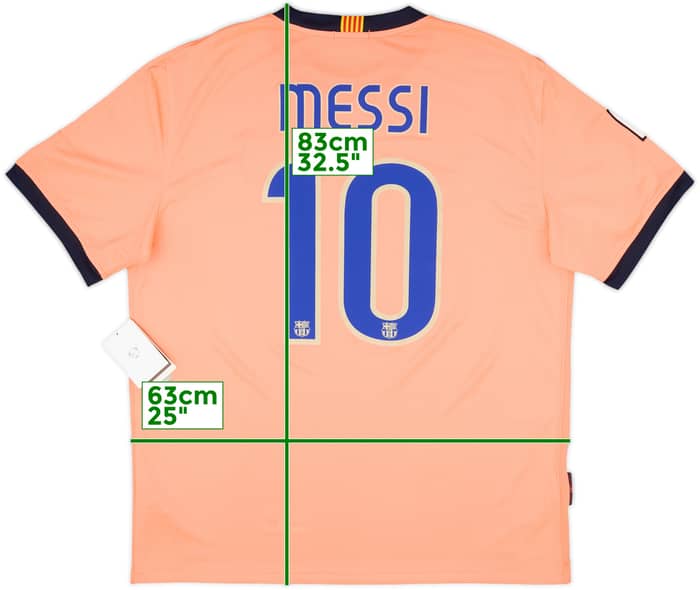 2009-10 Barcelona Away Shirt Messi #10 (XL)