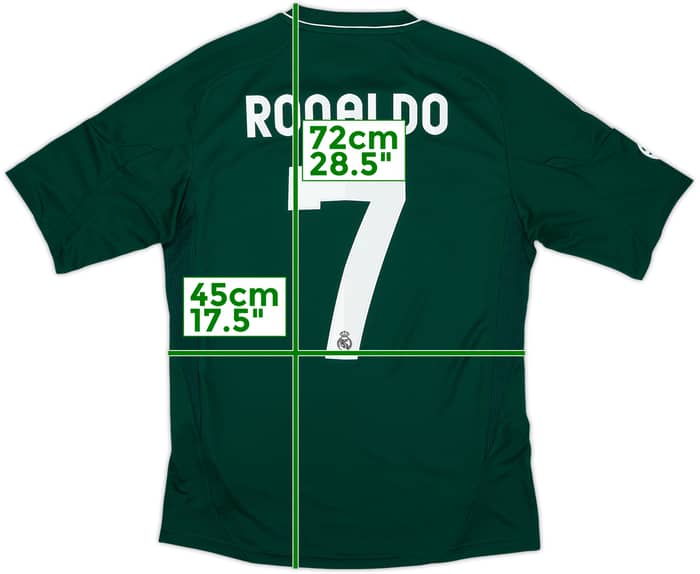 2012-13 Real Madrid CL Third Shirt Ronaldo #7 (S)