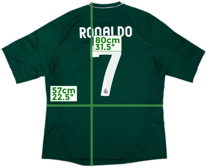 2012-13 Real Madrid CL Third Shirt Ronaldo #7 (XL)