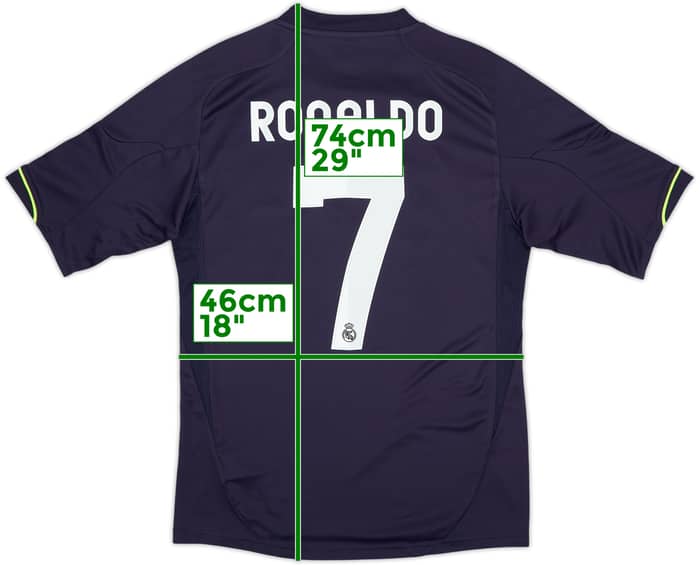 2012-13 Real Madrid Camiseta Visitante Ronaldo #7 (S)