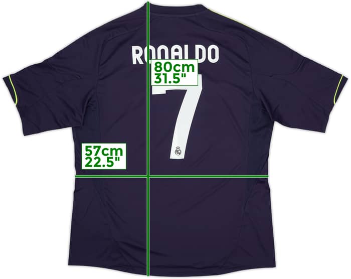 2012-13 Real Madrid Away Shirt Ronaldo #7 (XL)
