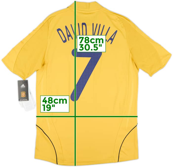 2008-10 Spain Away Shirt David Villa #7 (S)