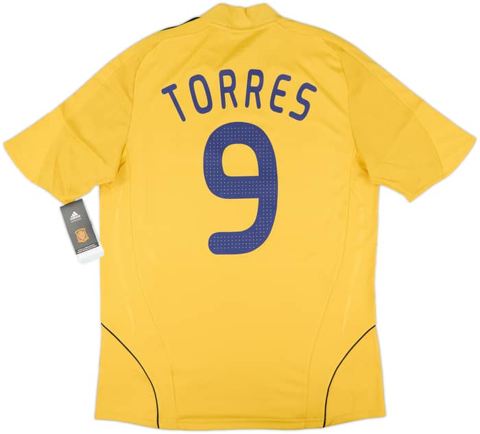 2008-10 Spain Away Shirt Torres #9 (M)