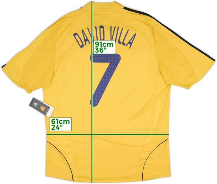 2008-10 Spain Away Shirt David Villa #7 (XL)