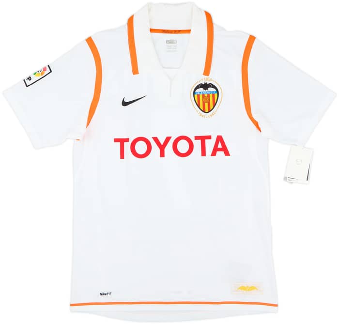 2007-08 Valencia Home Shirt David Villa #7 (S)