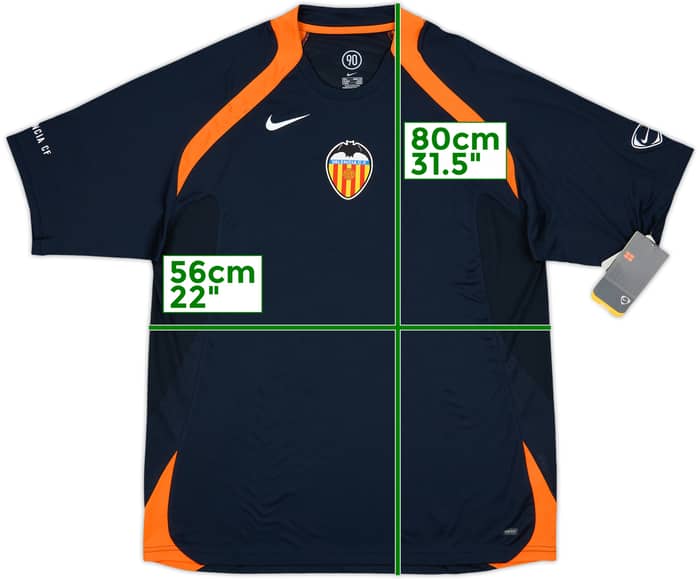 2005-06 Valencia Nike Training Shirt (L)