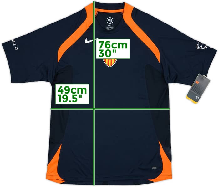 2005-06 Valencia Nike Training Shirt (S)