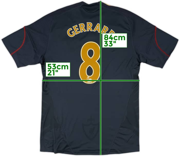 2009-10 Liverpool Away Shirt Gerrard #8 (L)