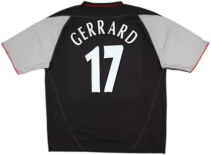 2002-04 Liverpool Away Shirt Gerrard #17 (XL)