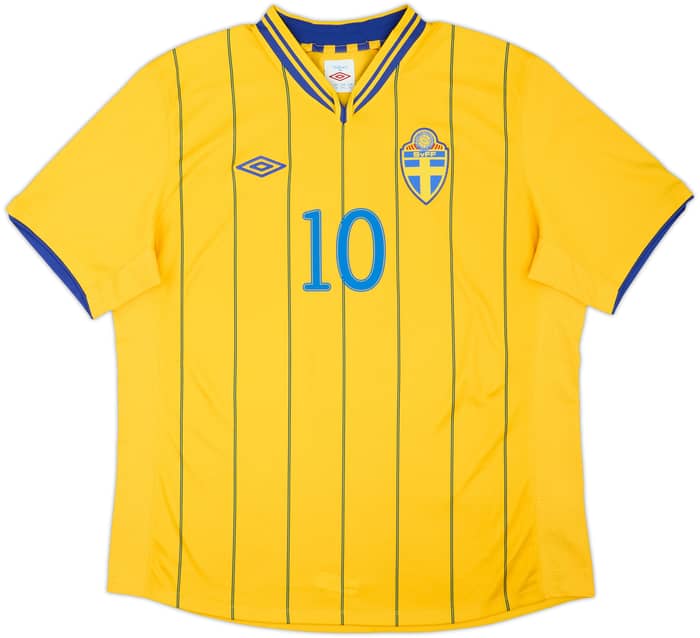 2012-13 Sweden Home Shirt Ibrahimovic #10 - 7/10 - (XL)