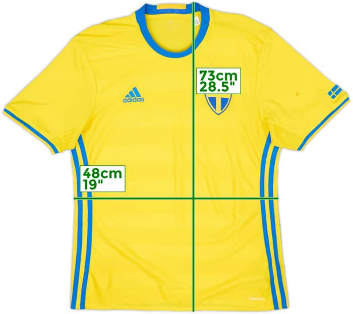 2016-17 Sweden Home Shirt - 5/10 - (M)