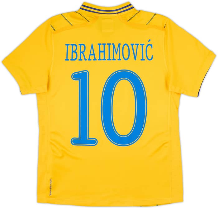 2012-13 Sweden Home Shirt Ibrahimovic #10 - 6/10 - (XL.Boys)