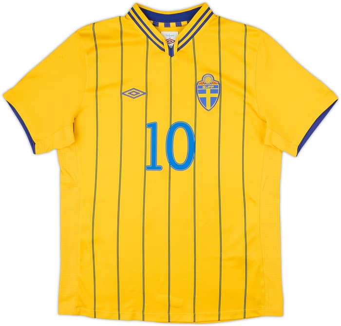 2012-13 Sweden Home Shirt Ibrahimovic #10 - 6/10 - (XL.Boys)