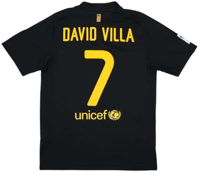 2011-12 Barcelona Away Shirt David Villa #7 - 5/10 - (M)