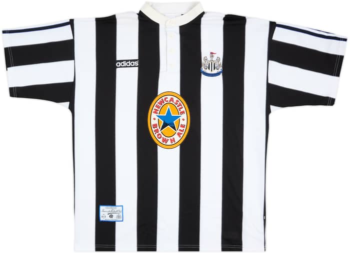 1995-97 Newcastle Home Shirt Shearer #9 - 7/10 - (XXL)