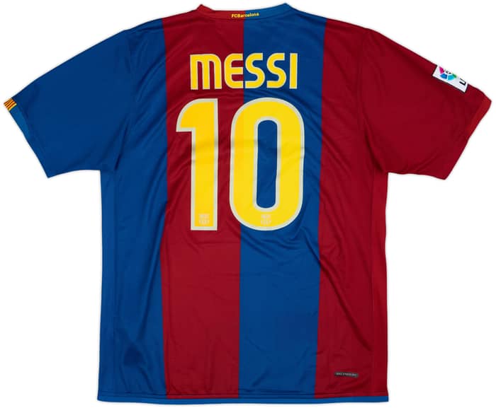 2006-07 Barcelona Home Shirt Messi #10 - 6/10 - (L)