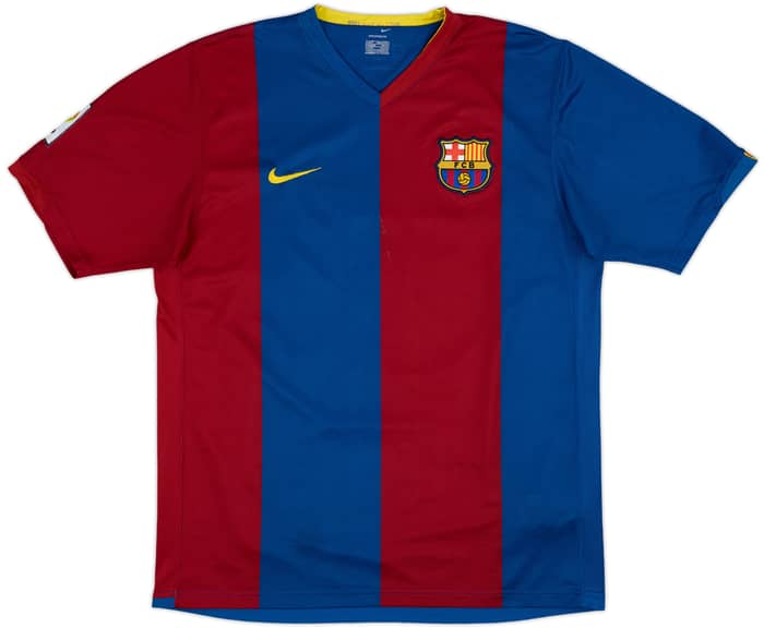 2006-07 Barcelona Home Shirt Messi #10 - 6/10 - (L)