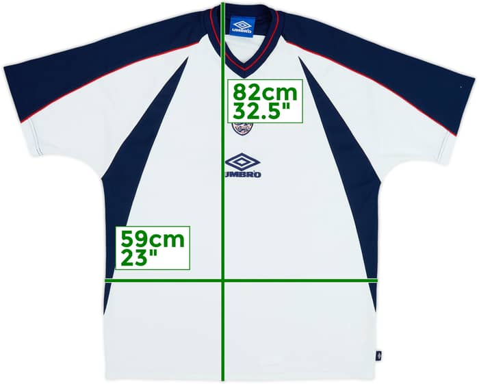 1999-00 England Umbro Training Shirt - 7/10 - (XL)
