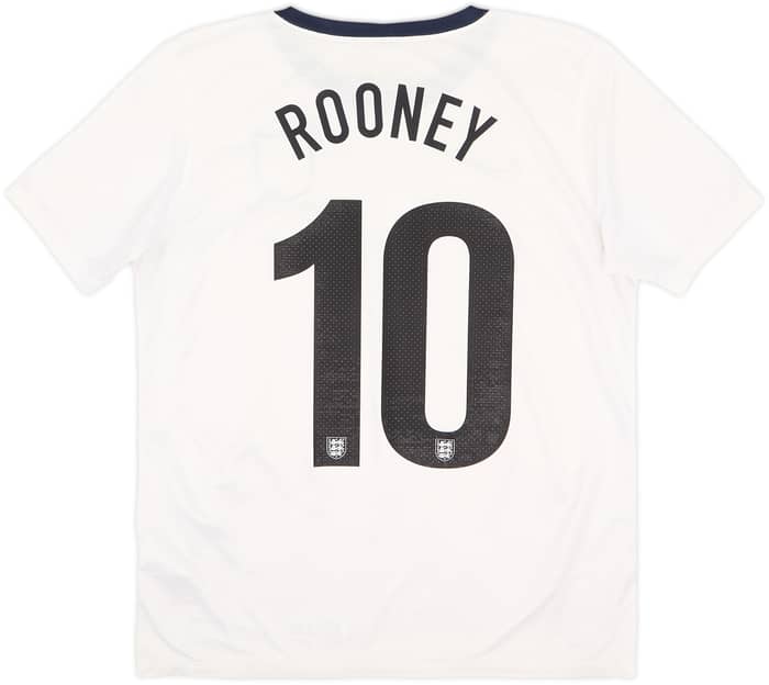 2013 England 150th Anniversary Home Shirt Rooney #10 - 5/10 - (XL.Boys)
