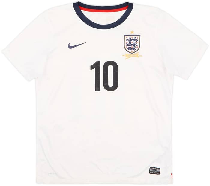 2013 England 150th Anniversary Home Shirt Rooney #10 - 5/10 - (XL.Boys)