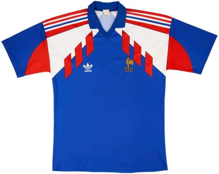 1990-92 France Home Shirt - 8/10 - (XL)